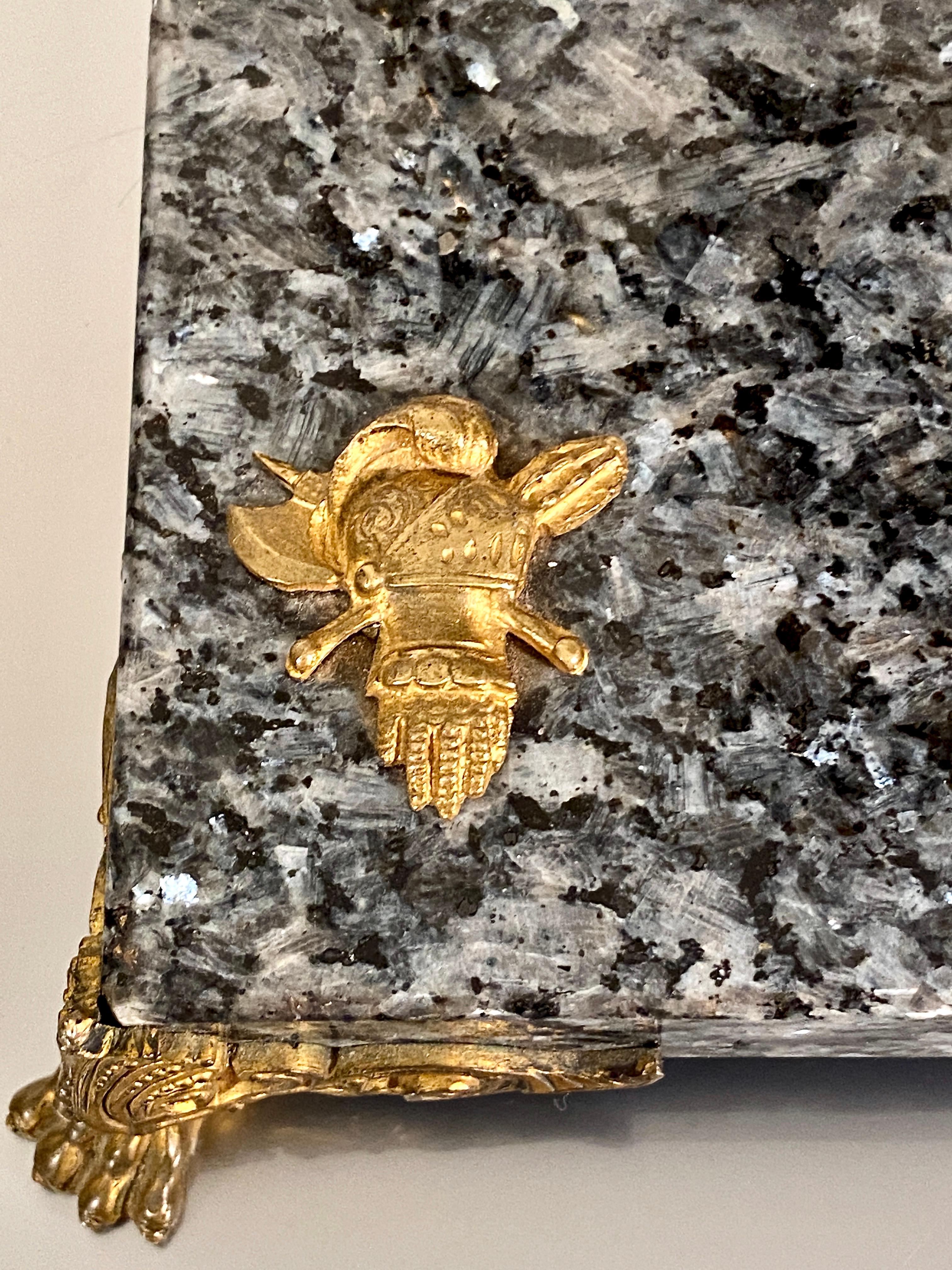 Statuetta equestre in bronzo dorato e ormolu di Charles A.L.A. a cavallo del XIX C. in vendita 4