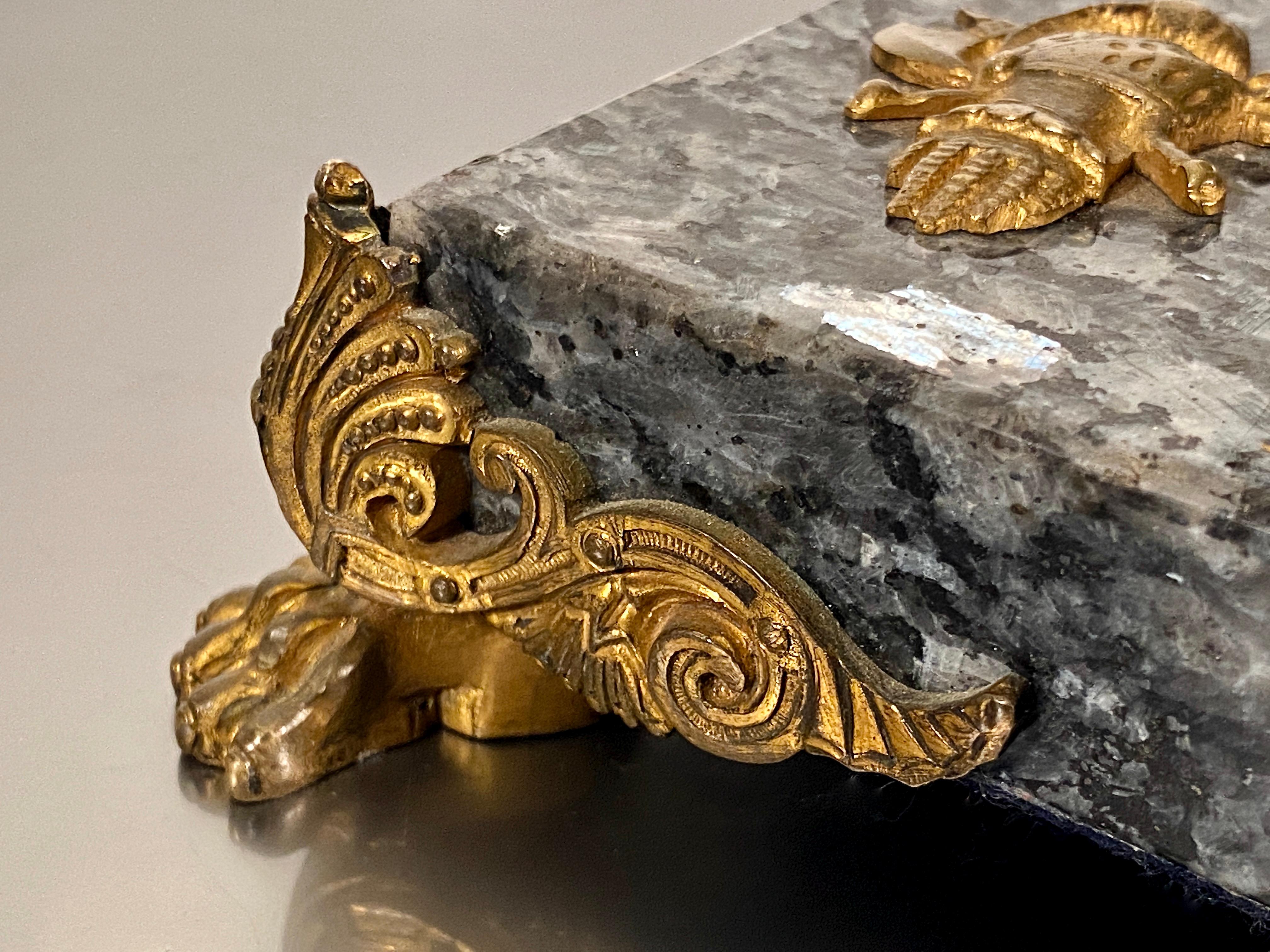 Statuetta equestre in bronzo dorato e ormolu di Charles A.L.A. a cavallo del XIX C. in vendita 6