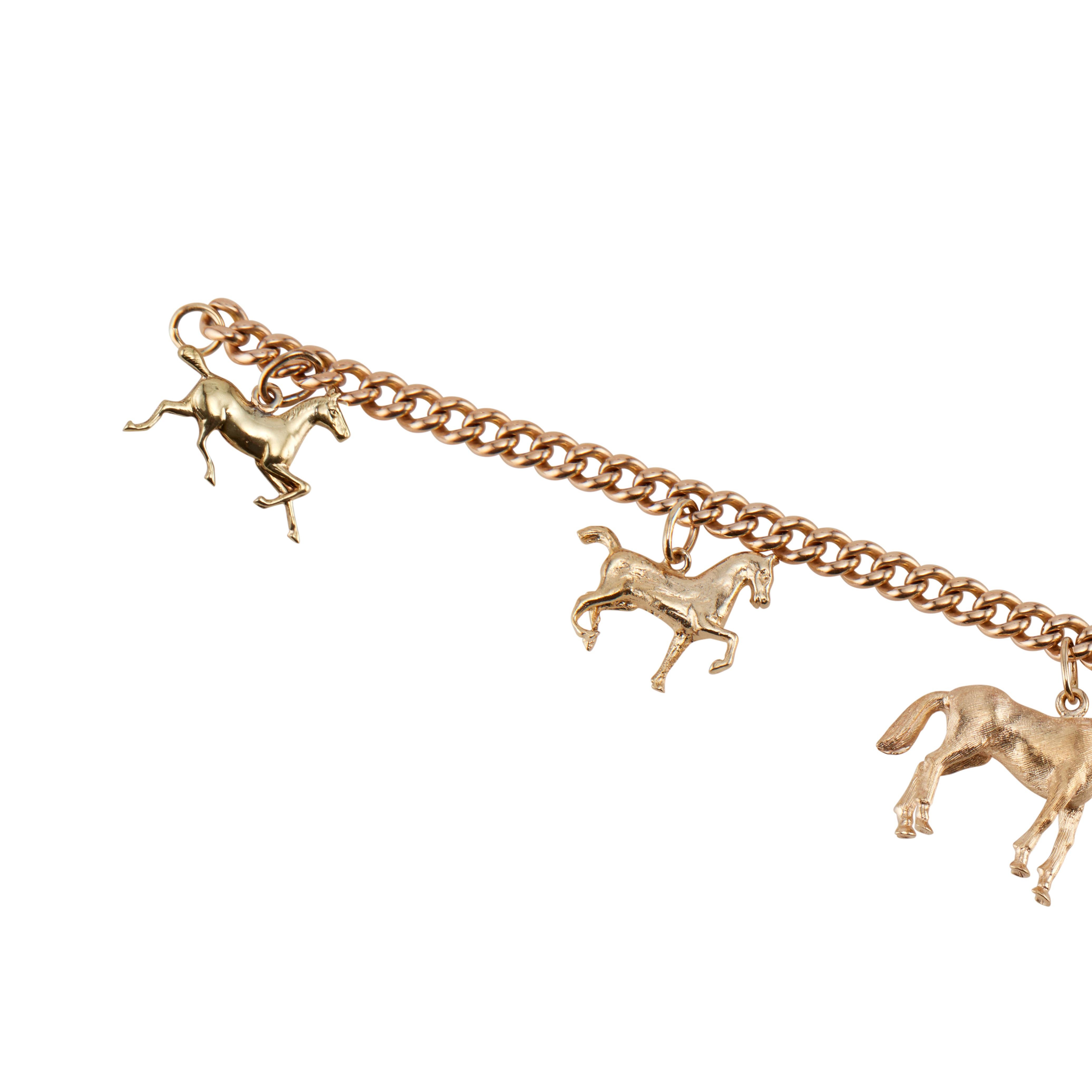 bracelet with horse charm