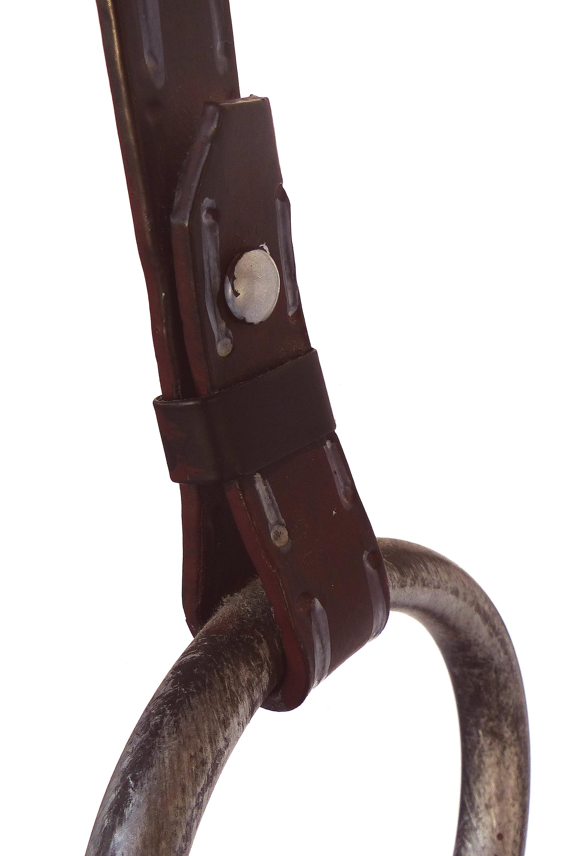 Equestrian Motif Easel with Faux Painted Wrought Iron in the Manner of Hermes 2