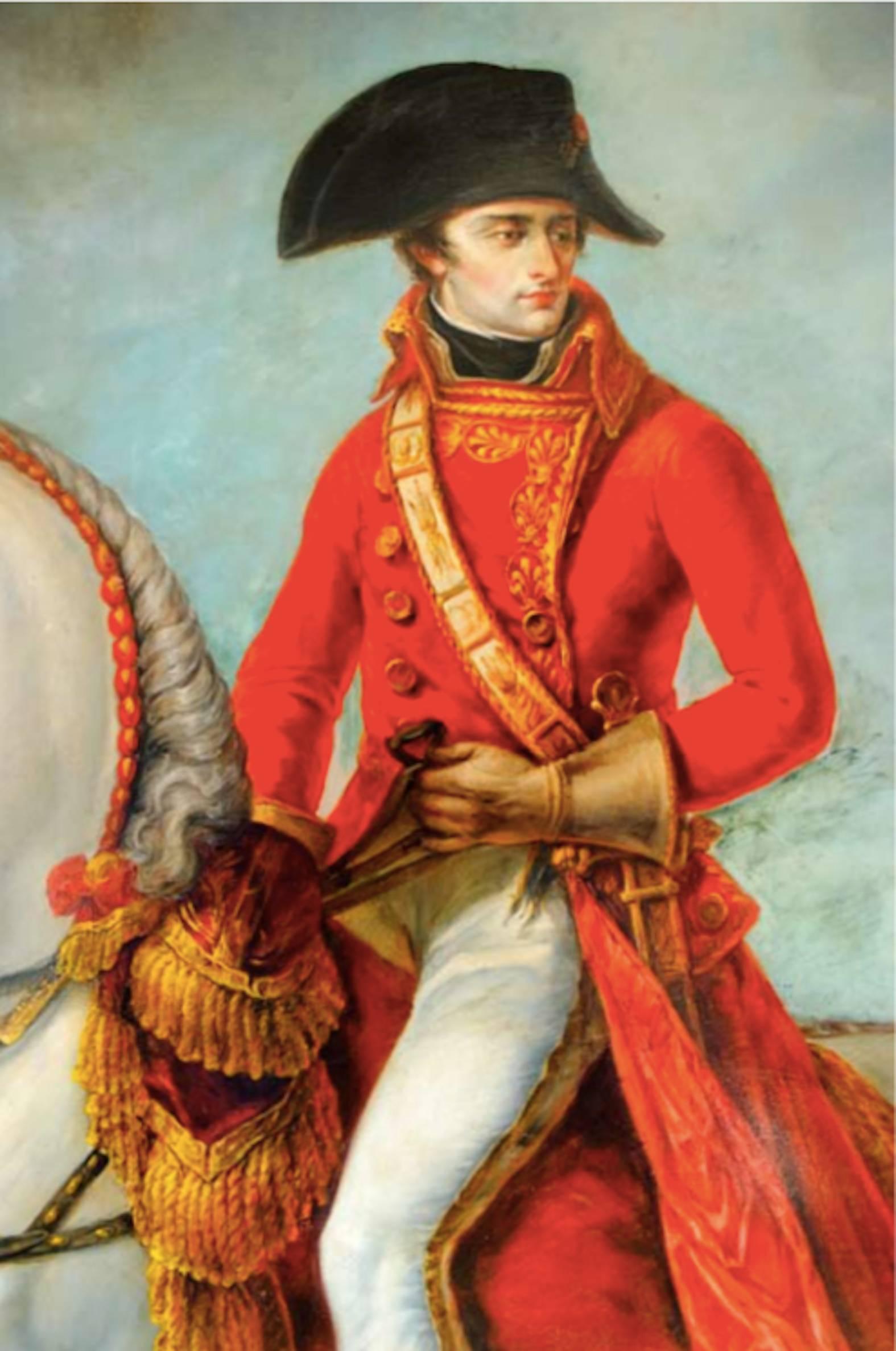 Equestrian Portrait of Napoleon Bonaparte in Battle Oil on Canvas Over 10' Tall For Sale 2