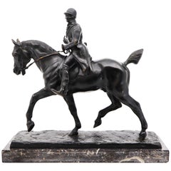 Equestrian Statue of a Huntsman, Gaston D’Illiers, France