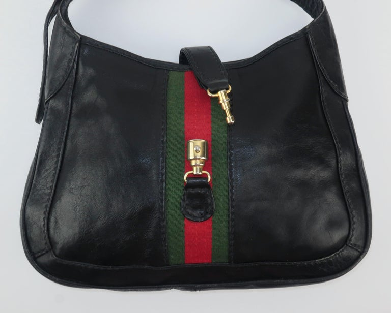 Equestrian Style Italian Black Leather Handbag For Neiman Marcus, C.1970 For Sale at 1stdibs