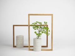 Equilibrante, Contemporary Storage Vessels or Sculptures in Marble and Wood