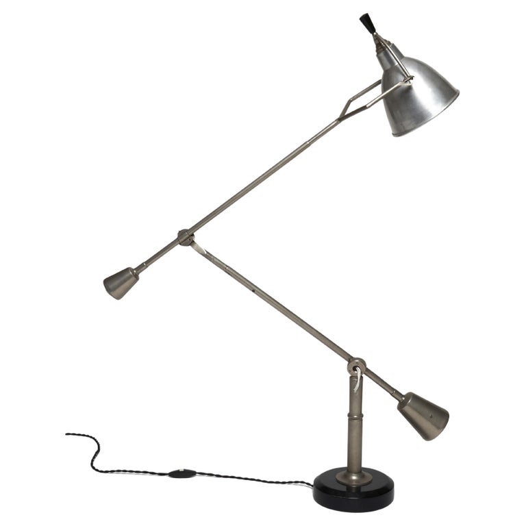 Modernist Counterbalance Table Lamp by Edouard-Wilfred Buquet, 1927, France  For Sale at 1stDibs | modernist lamp
