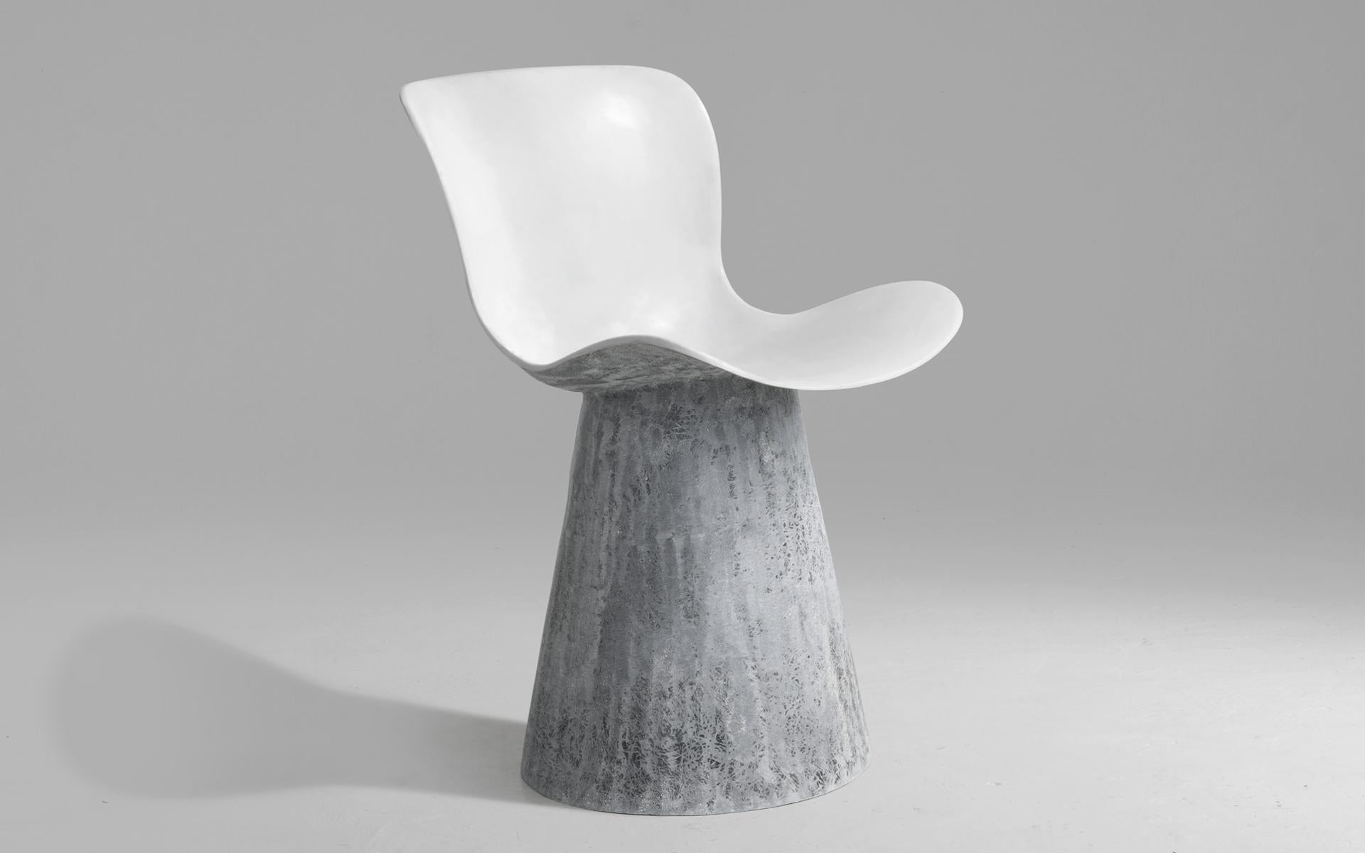 Equilibria chair by Imperfettolab
Dimensions: 45 x 53 x H 76 cm
Materials: Fibreglass

Imperfetto Lab
Who we are ? We are a family.
Verter Turroni, Emanuela Ravelli and our children Elia, Margherita and Eusebio.
All together, we are separate