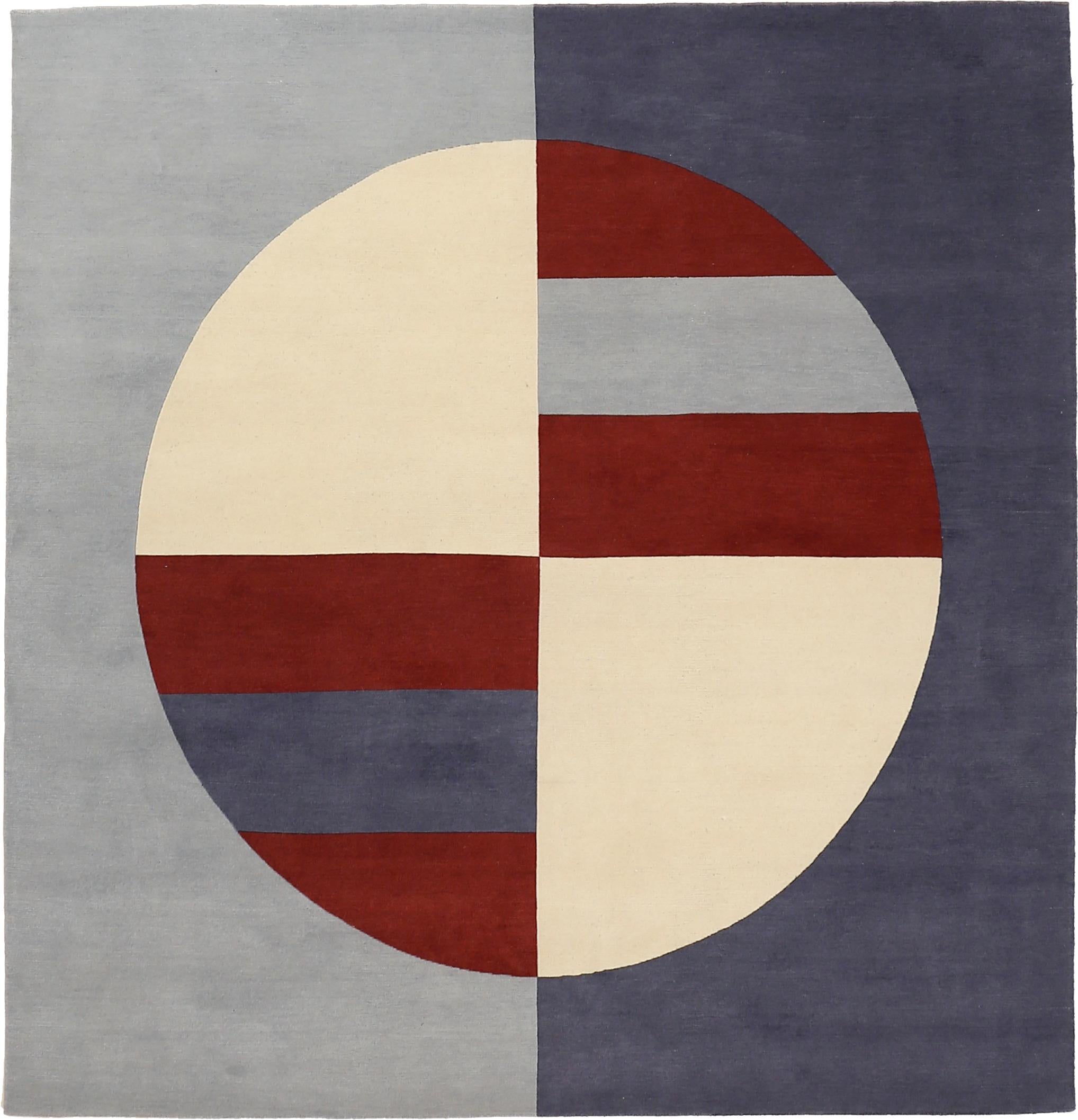 Nepalese 'Equilibrio' Design Rug by Clara Bona for Alberto Levi Gallery For Sale