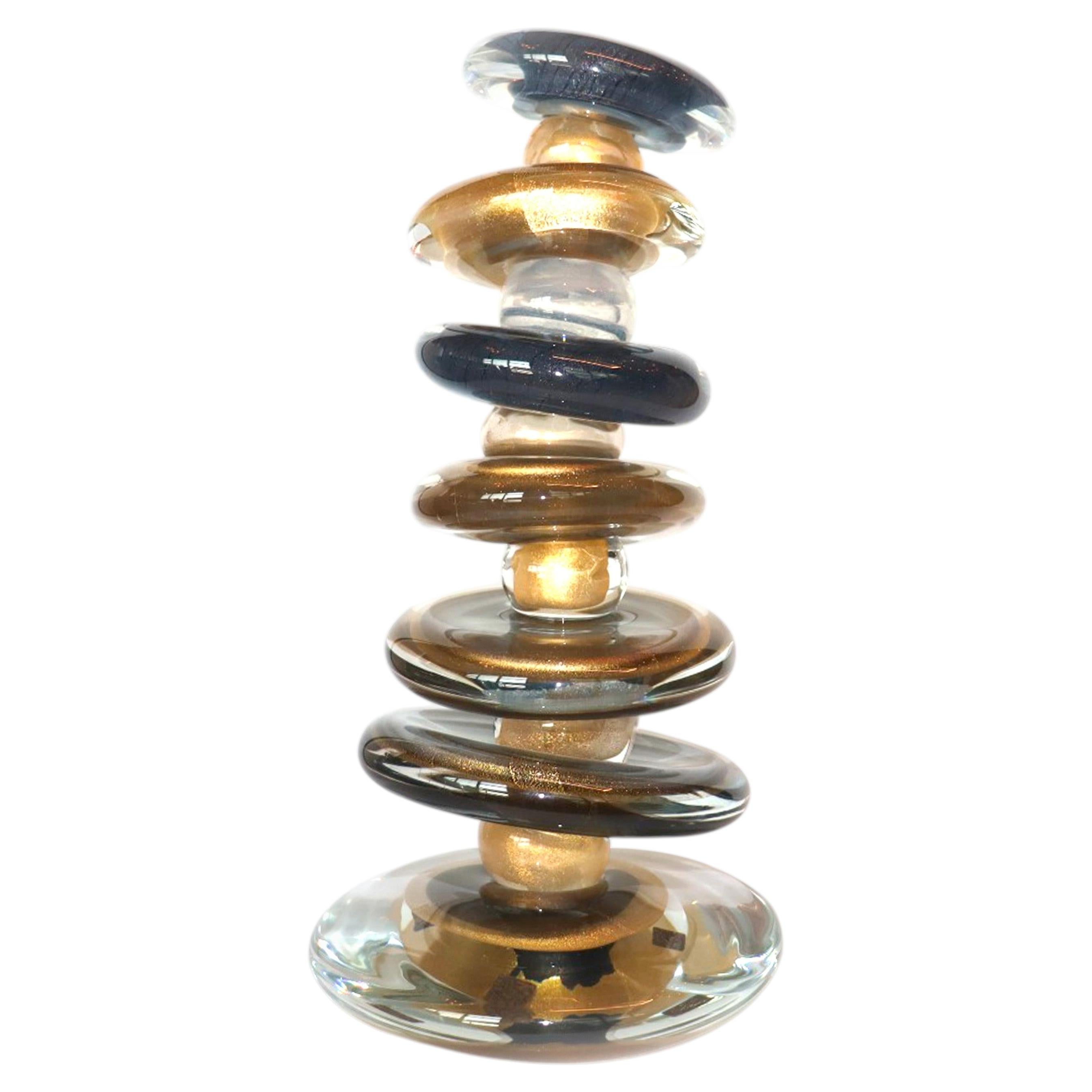 "Equilibrio Instabile" Murano Glass sculpture, Pierpaolo Seguso