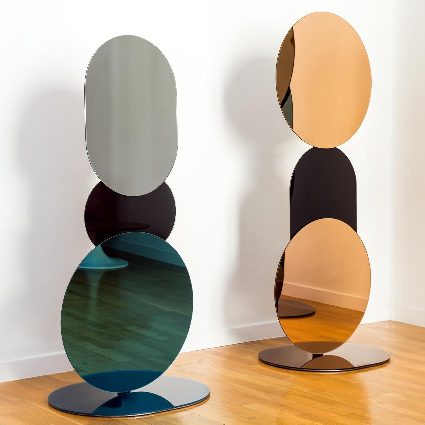 XXIe siècle et contemporain Miroir au sol Equilibrista AM en vente