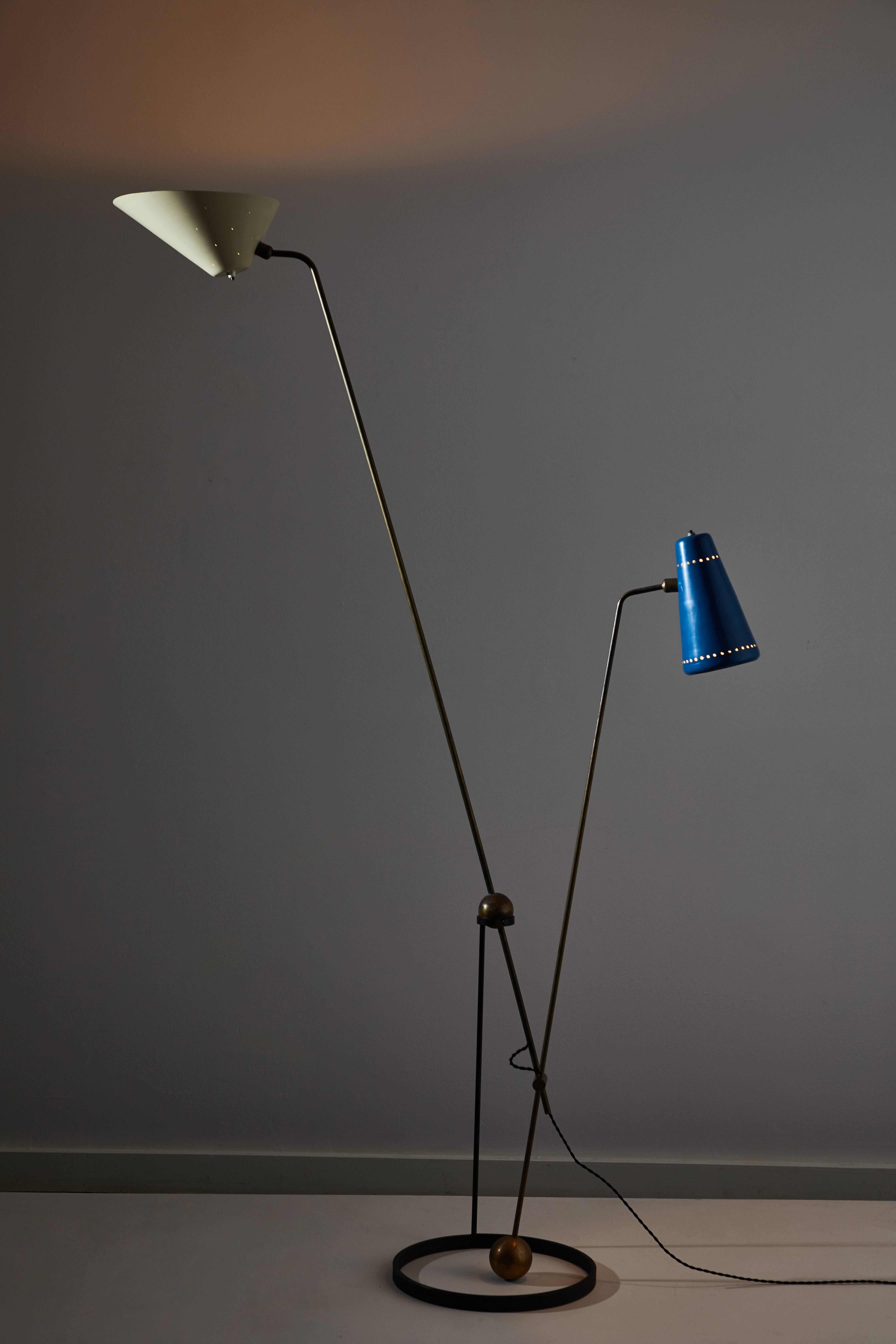 Mid-Century Modern Equilibrium Double Branch Floor Lamp by Pierre Gauriche for Disderot