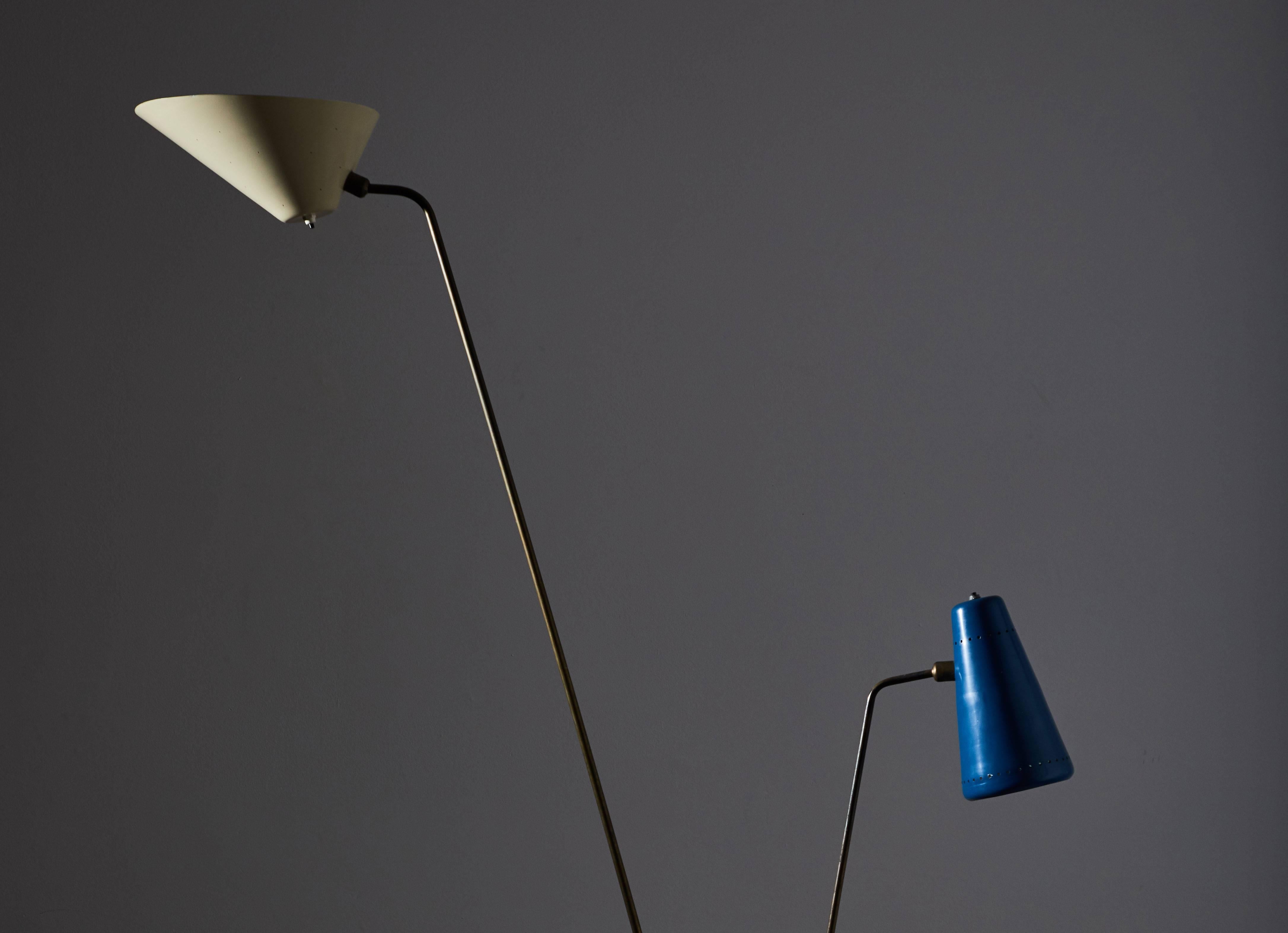 Mid-20th Century Equilibrium Double Branch Floor Lamp by Pierre Gauriche for Disderot