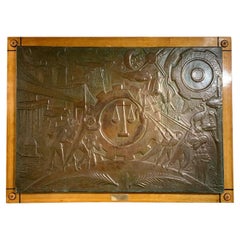 'Equilibrium', Futurist Panel in Copper, 1938