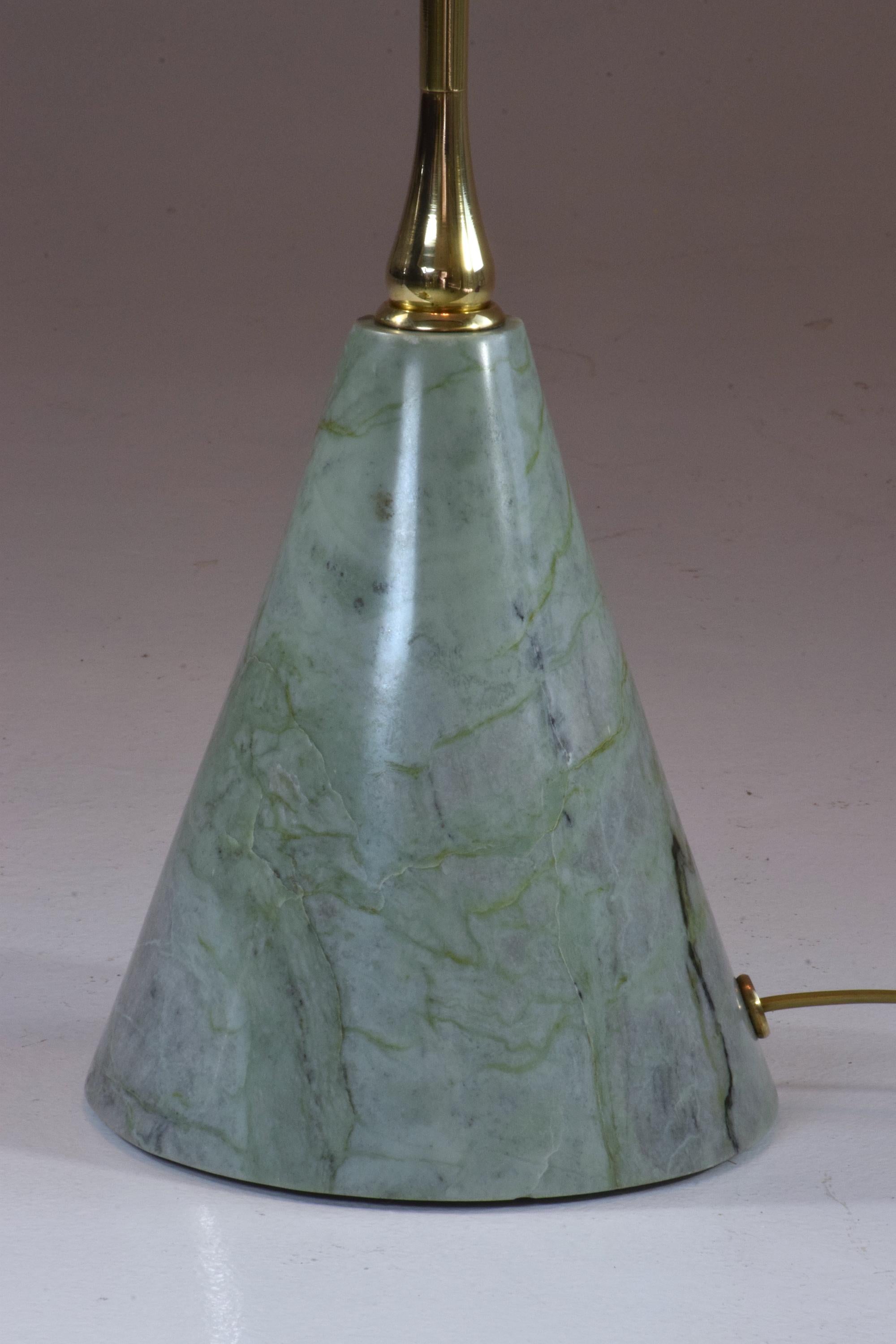 XXIe siècle et contemporain IDO.F2 lampadaire contemporain en osier et marbre, collection Flow en vente