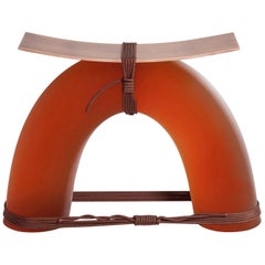 Equilibrium Stool in Copper by Guglielmo Poletti