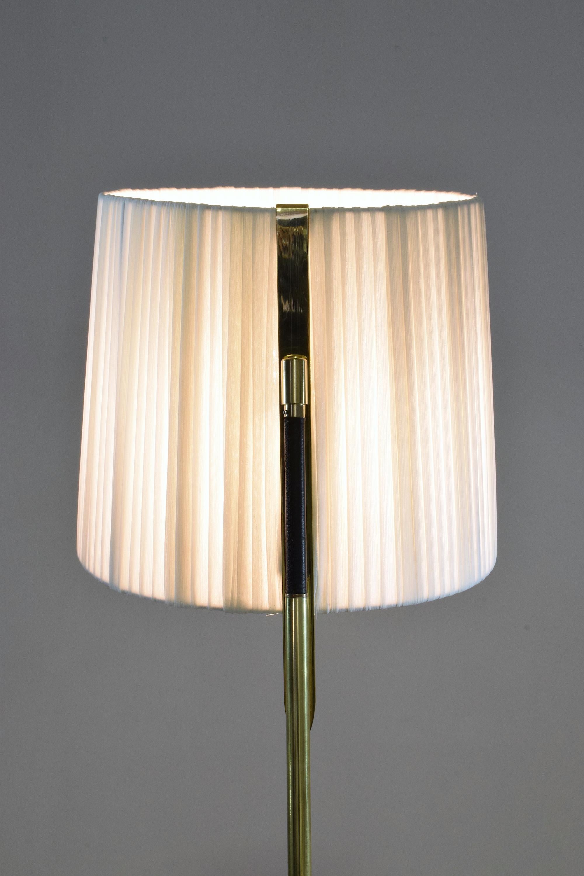 Equilibrium-VII Tall Brass Articulating Floor Lamp, Flow Collection 6