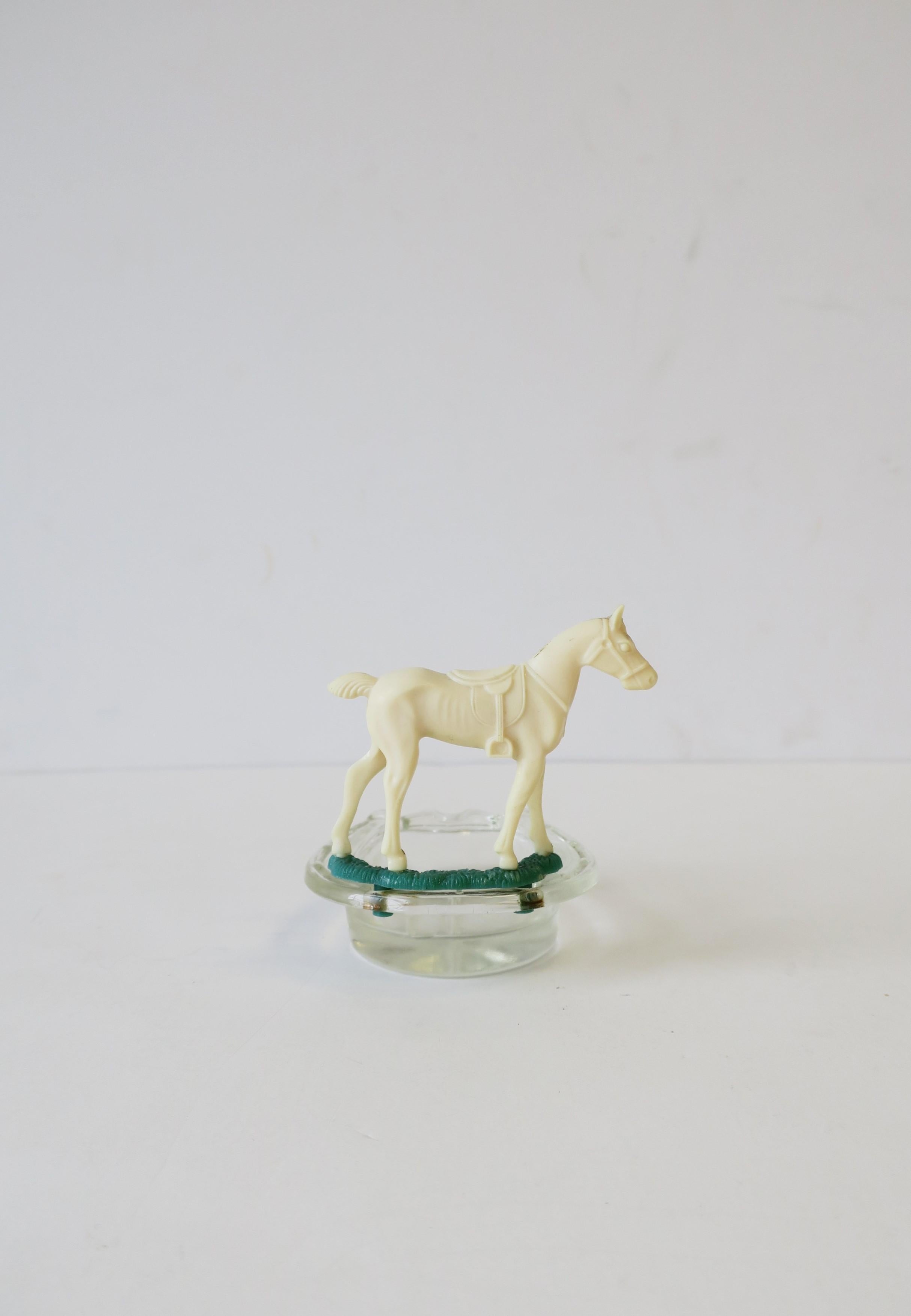 Equine Horse and Horseshoe Trinket Jewelry Dish Ashtray 3