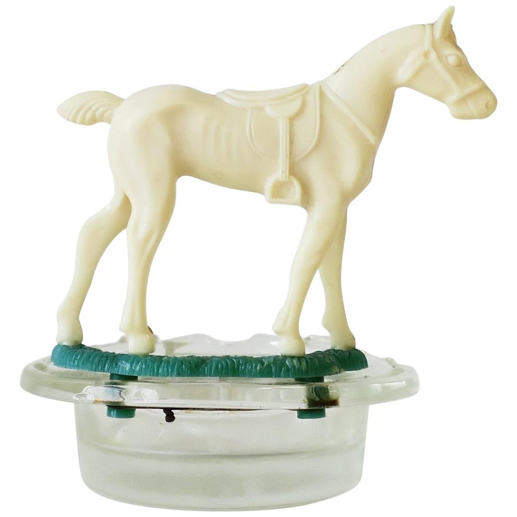 Equine Horse and Horseshoe Trinket Jewelry Dish Ashtray