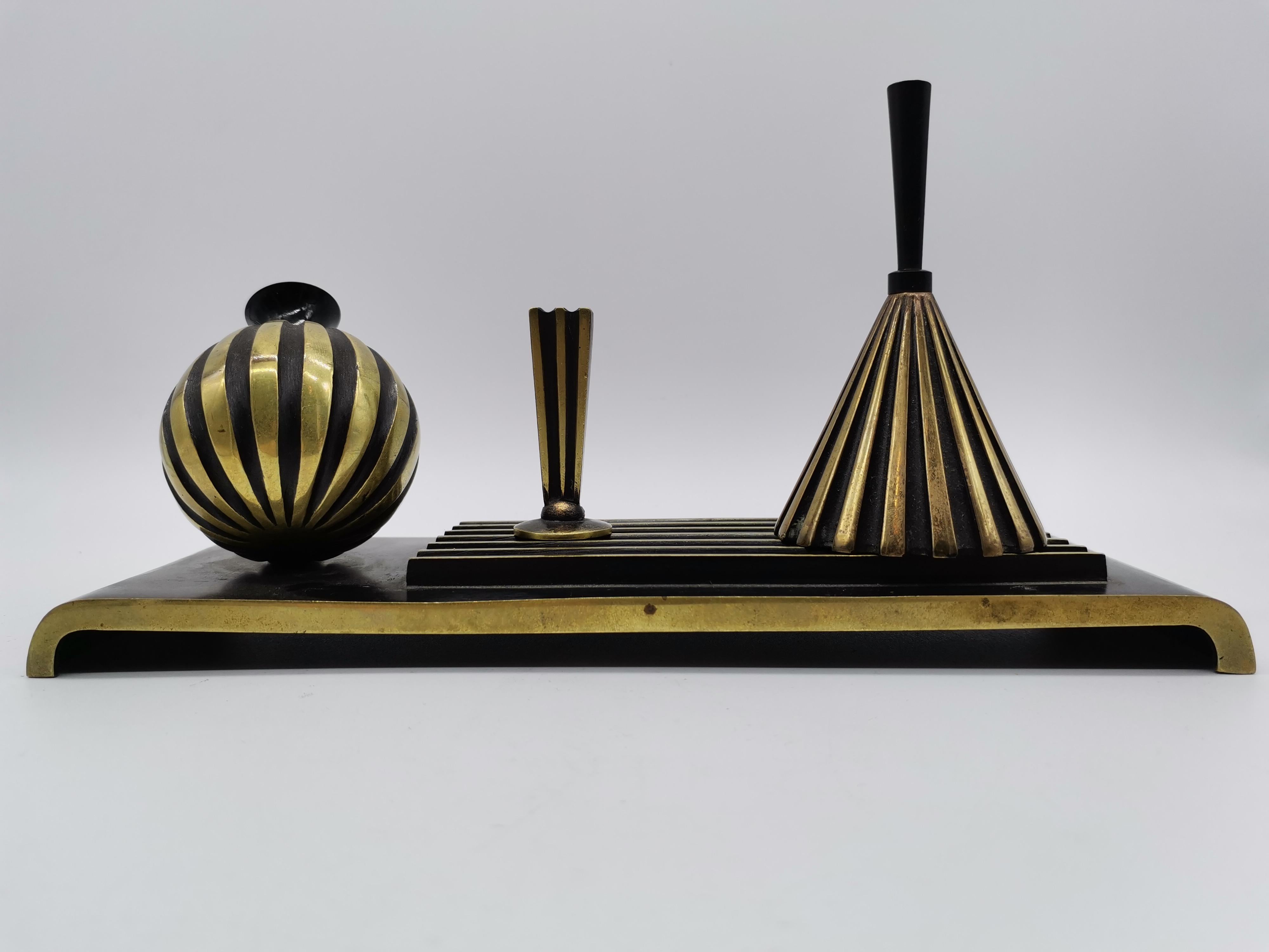 Equipment for Reception, Brass, Richard Rohac Vienna, Austria For Sale 3