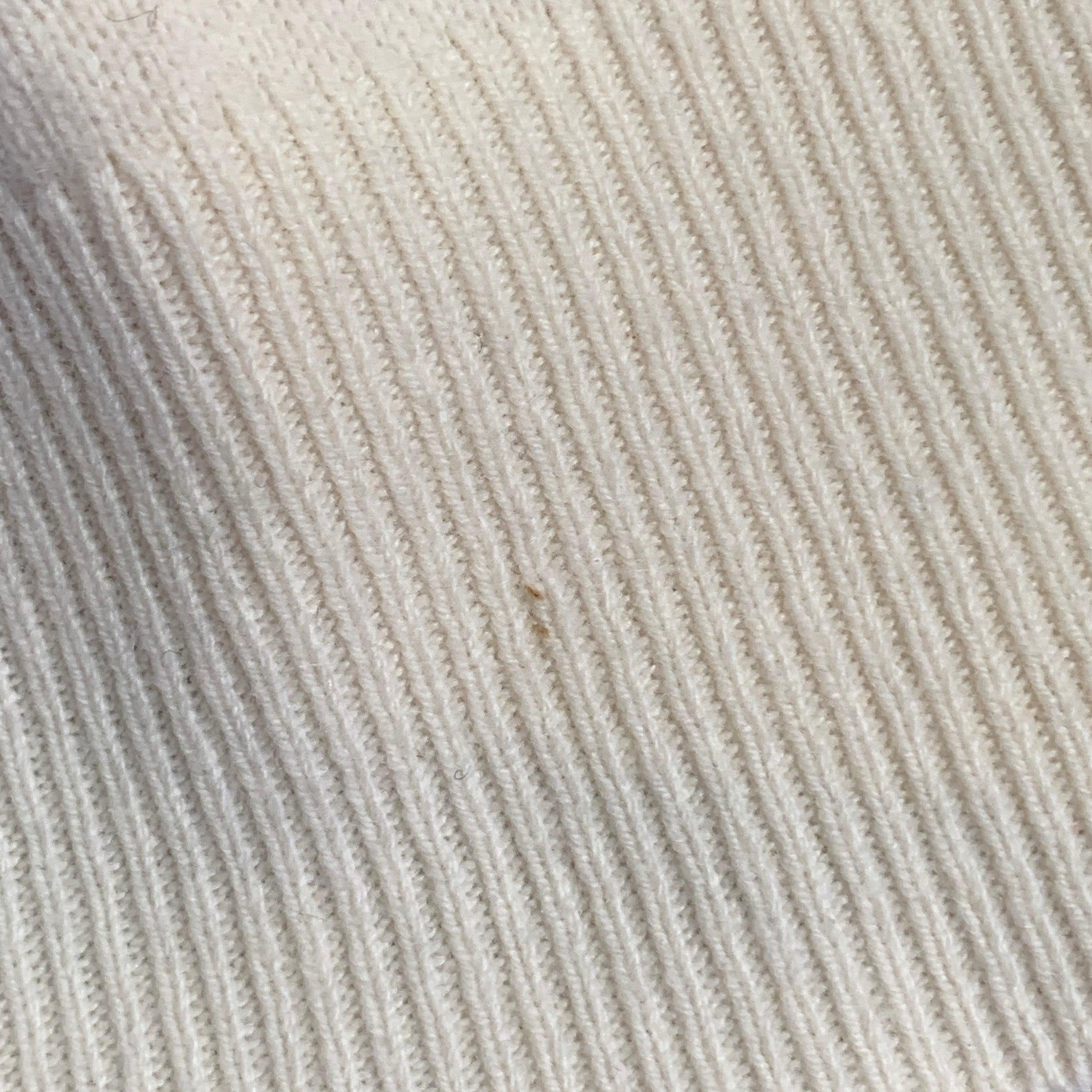 EQUIPMENT Size S Cream Cashmere Knit Oversized V-Neck Pullover For Sale 2