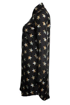 Equipment, star printed blouse dress
