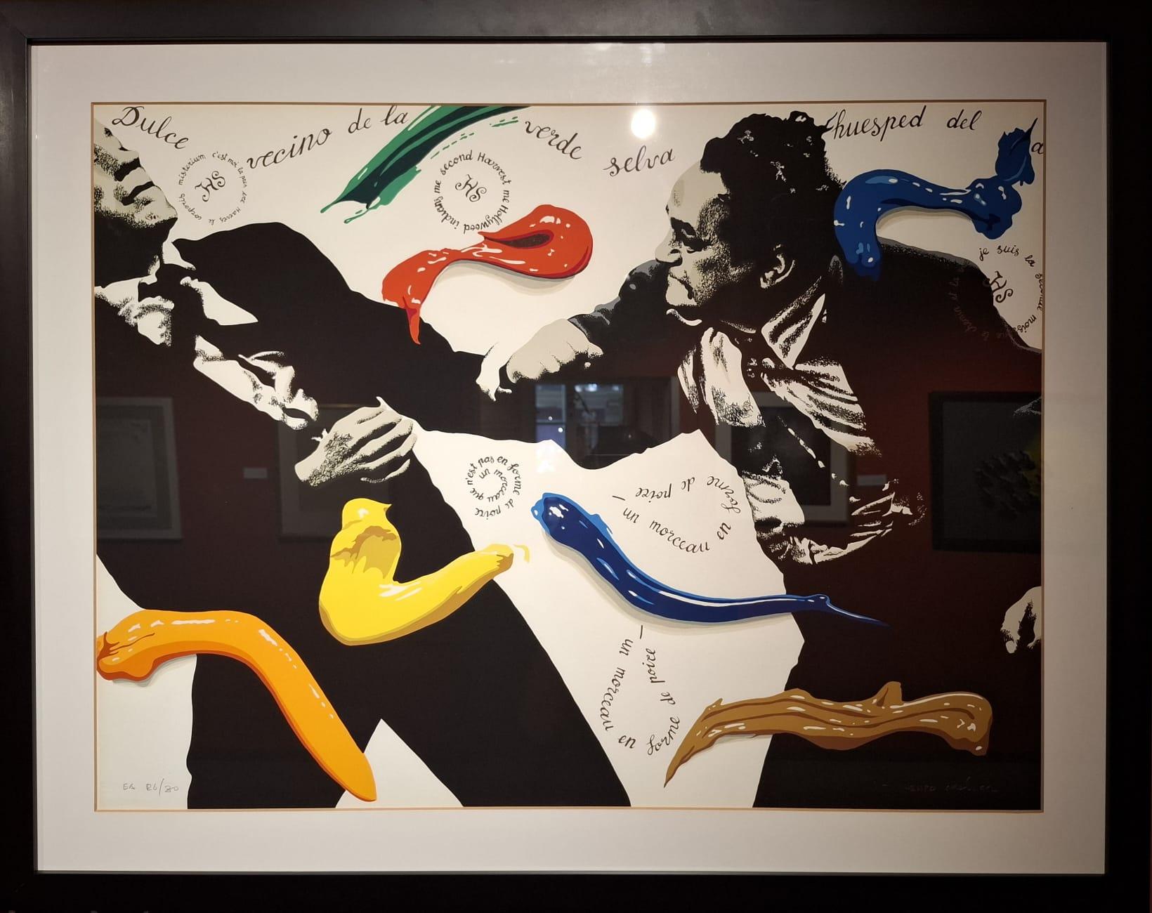 Figurative Print de Equipo Crónica - Pelea