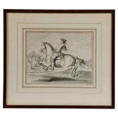 Antique Equitation Set of 4 Gravures by the Famous House of Diderot et d' Alembert