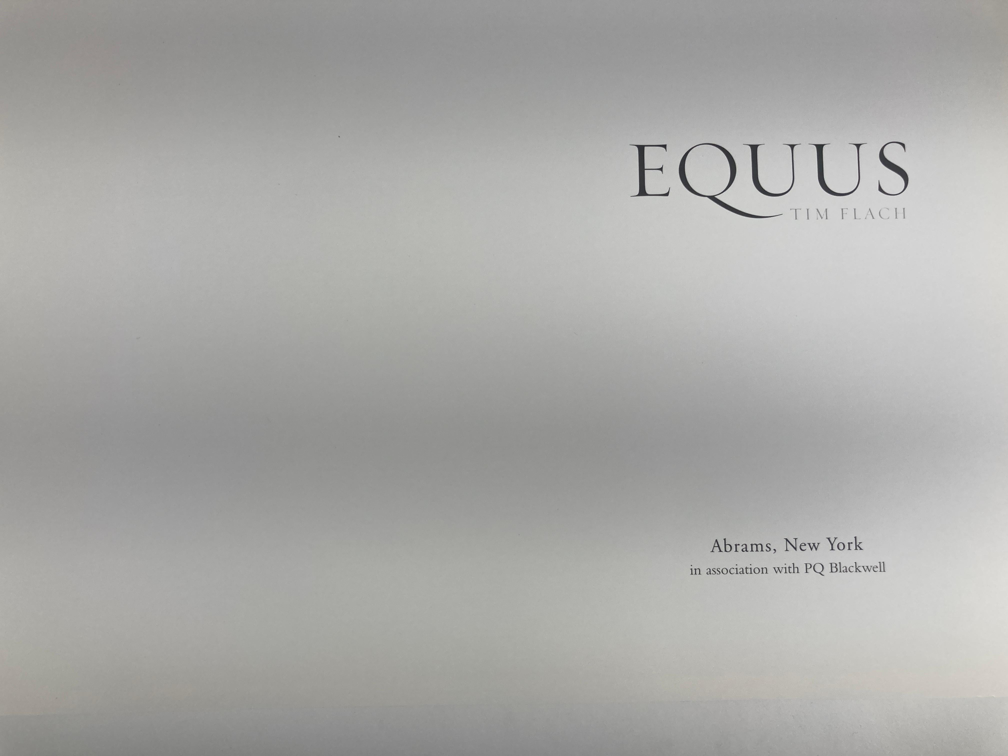 20th Century Equus by Tim Flach Large Hardcover Large Table Book 1st Edition