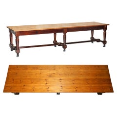 ER STAMPED CROWN ESTATE ViCTORIAN SHIPS REFECTORY DINING TABLE BRONZE FEEt