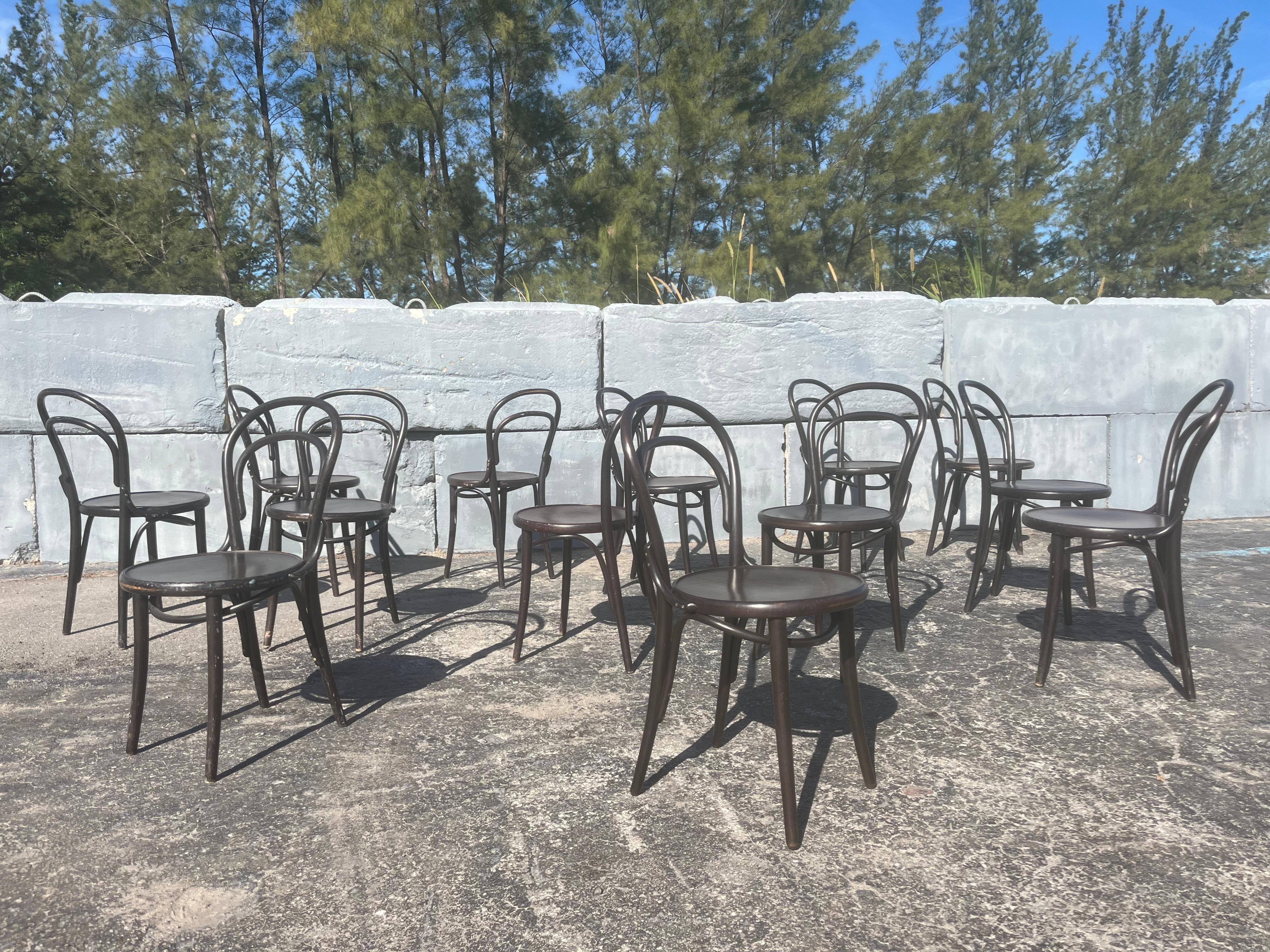 Era Chair by Ton, Bentwood Chairs, Thonet Style For Sale 5