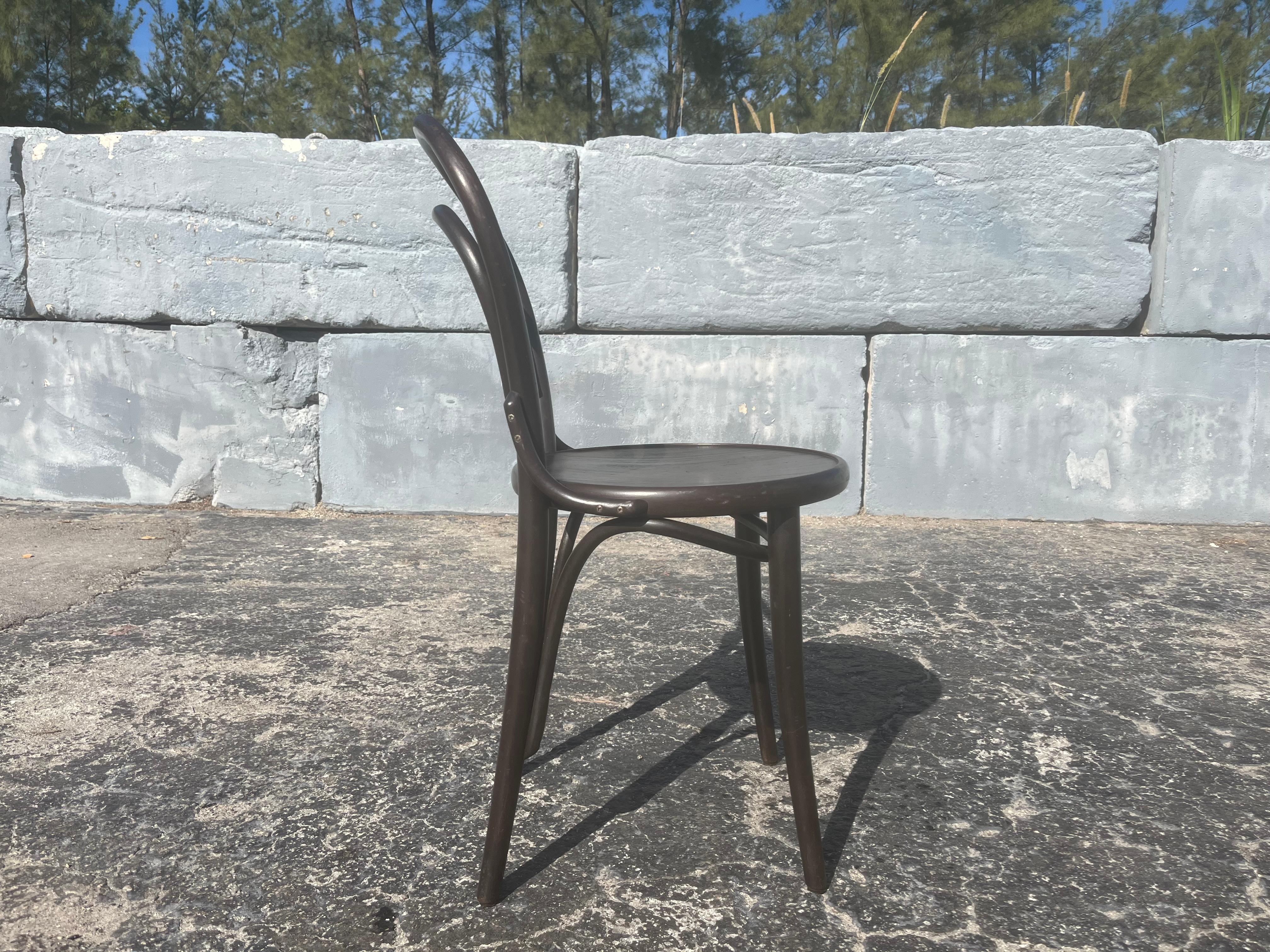 Czech Era Chair by Ton, Bentwood Chairs, Thonet Style For Sale