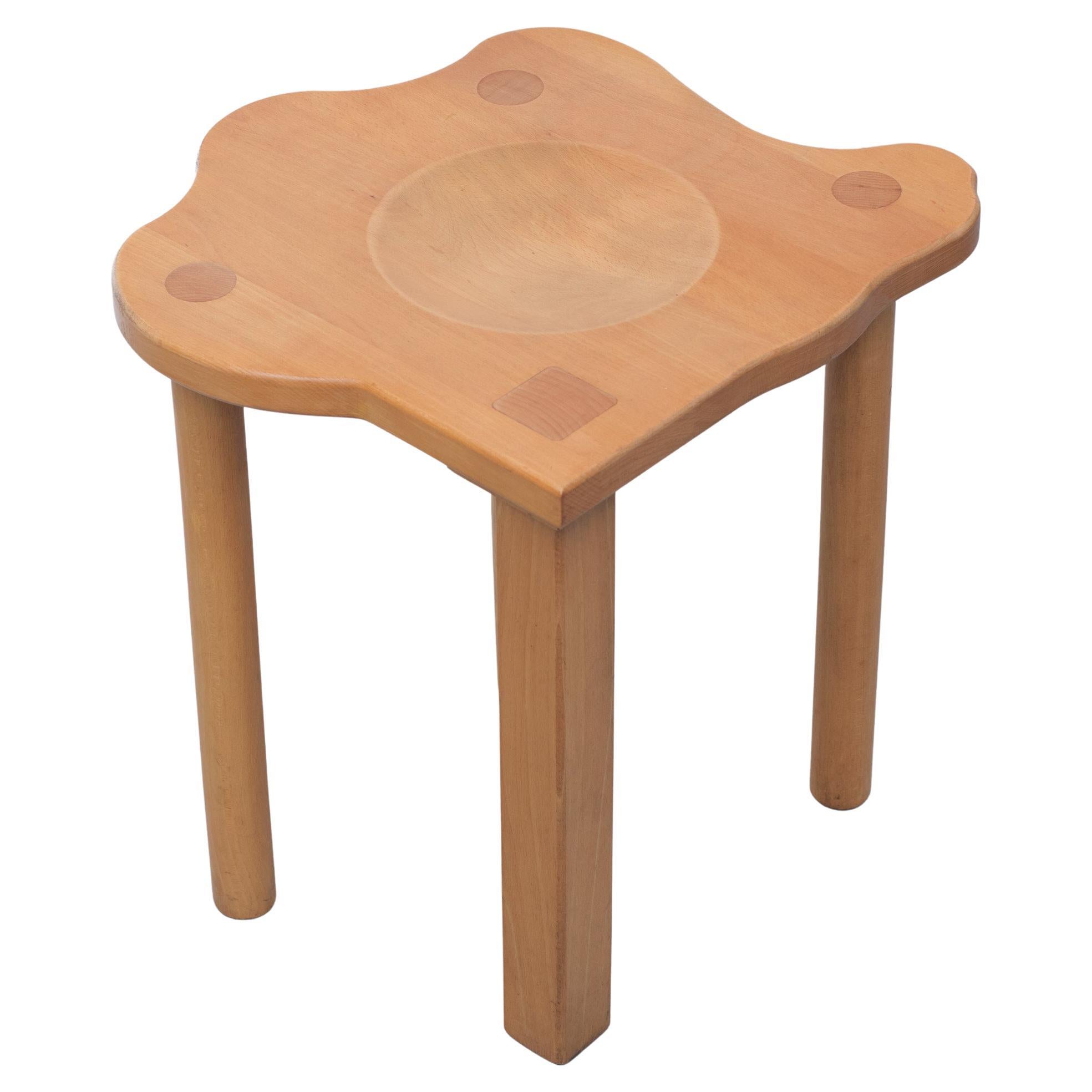 Era Herbstb Solid Pine Wood Stool For Sale