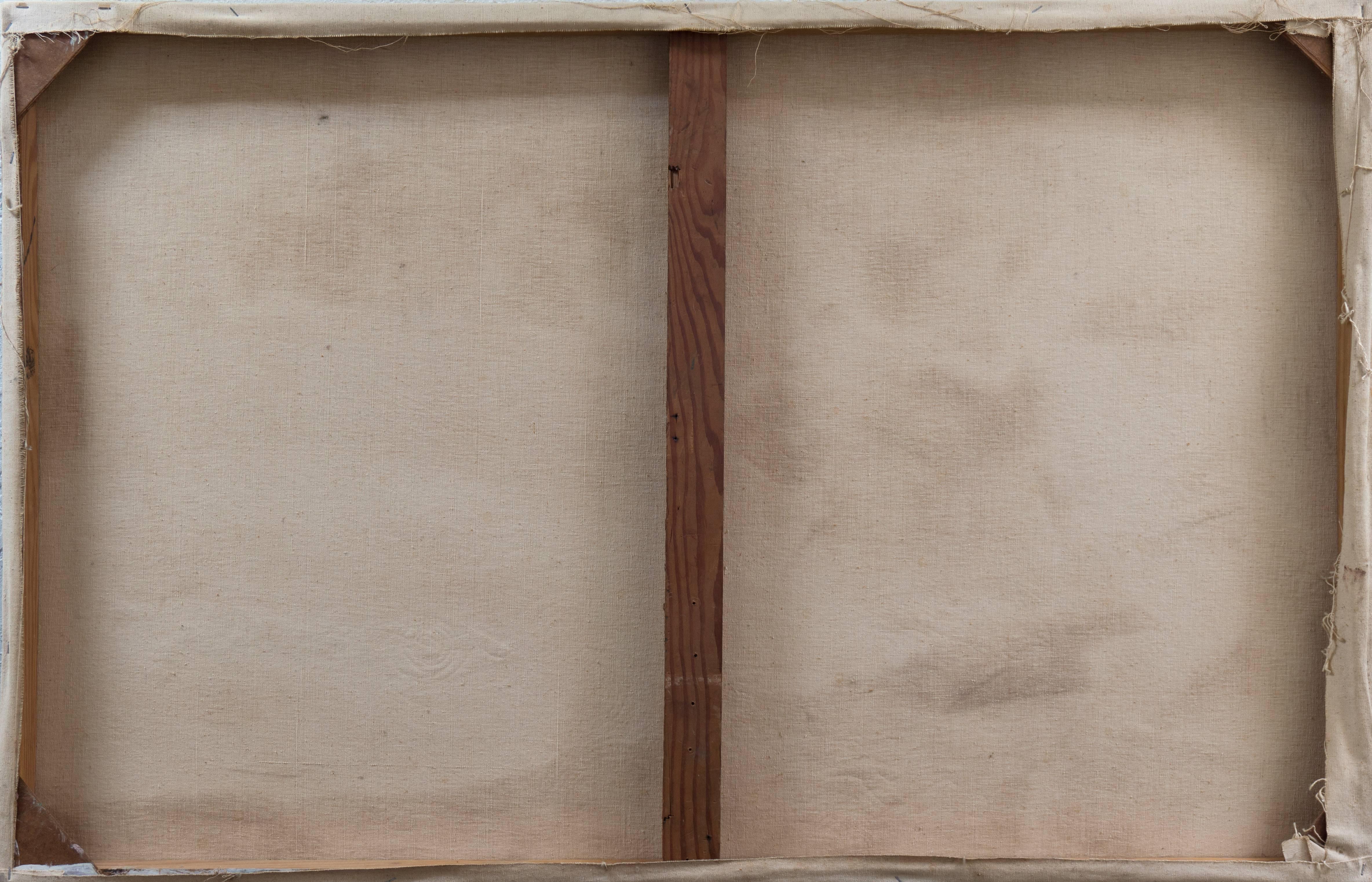« Abstract, Ebony & Rust, San Francisco Bay Area Abstraction », grande huile en vente 5