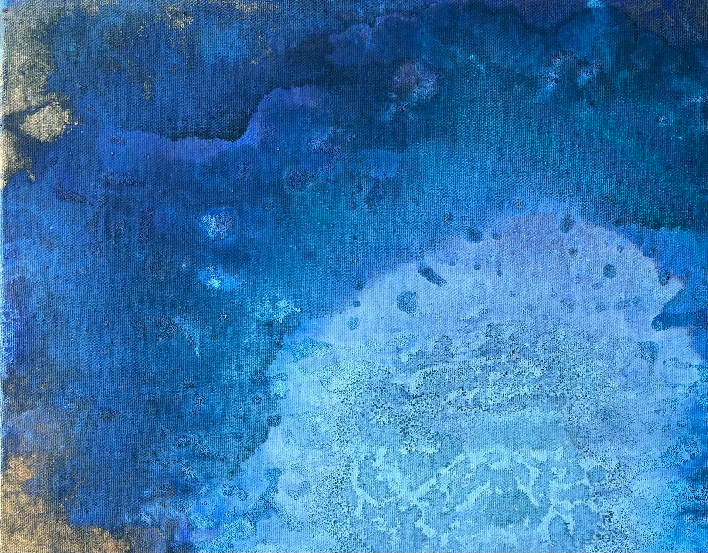 Blue Awakening - abstract painting For Sale 3
