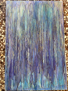 Currents of light Abstract Acrylic Painting on Canvas, 80X120 cm