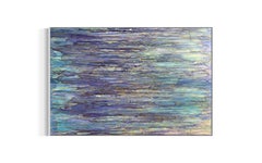 Currents of light Abstract Acrylic Painting on Canvas, 80X120 cm