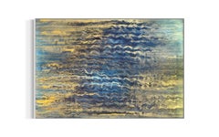 Echoes beneath the surface, Abstract Acrylic Painting on Canvas, 80X120 cm