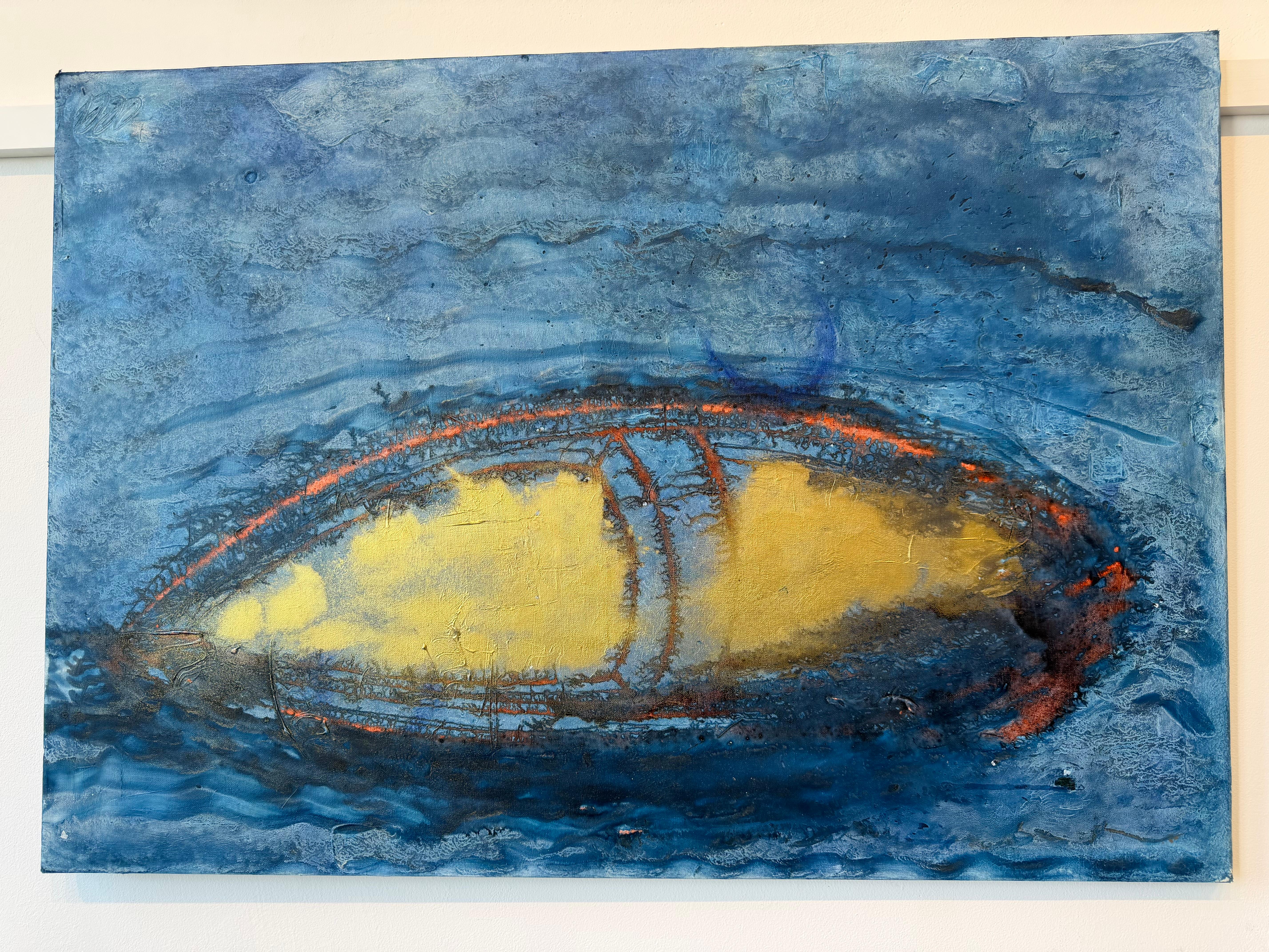 The Inner Horizon -  Acrylic Painting on Canvas, 70X100 cm