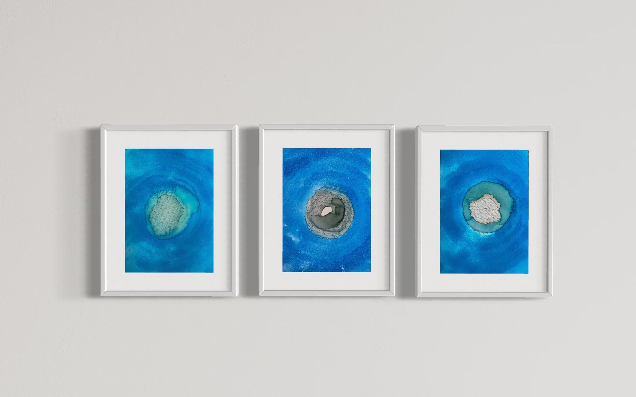 Origini di marea - pittura astratta in vendita 2