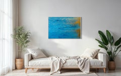 Tidal Resonance -  Acrylic Painting on Canvas, 80X120 cm