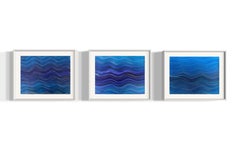 Onde di serenità - pittura astratta