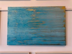 Where Water Meets Light -  Acrylic Painting on Canvas, 80X120 cm