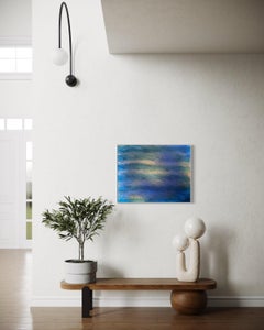 Where Water Meets Sky, Abstract Acrylic Painting on Canvas, 40x50 cm