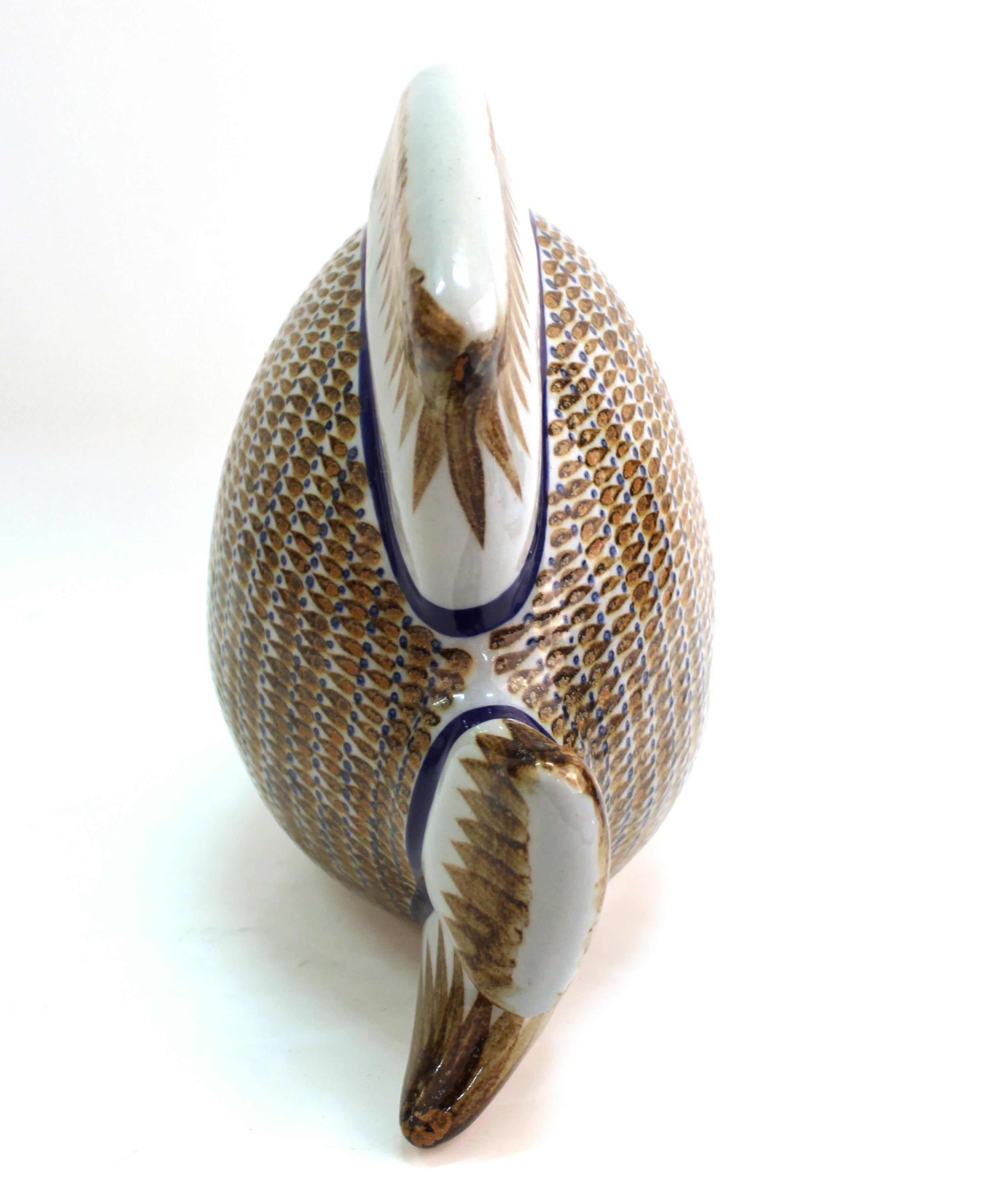 Peint à la main Poisson Erandi en poterie d'art populaire mexicain