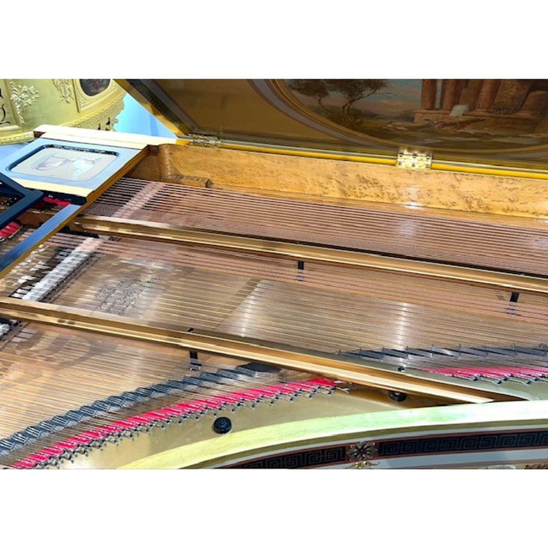 Grand piano Empire Erard, peint à la main et signé par Pierre Guerin Paris, vers 1920 9