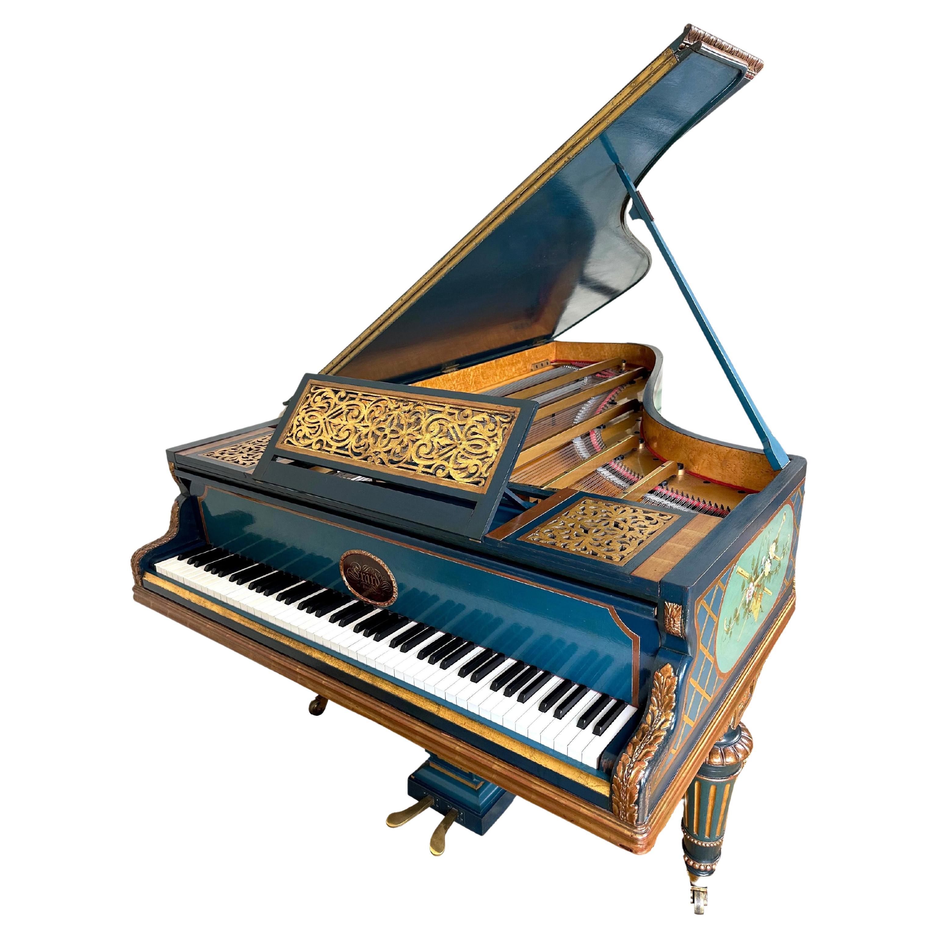 Erard Parallel-Strung Grand Piano with Bench, Paris, 1895 For Sale