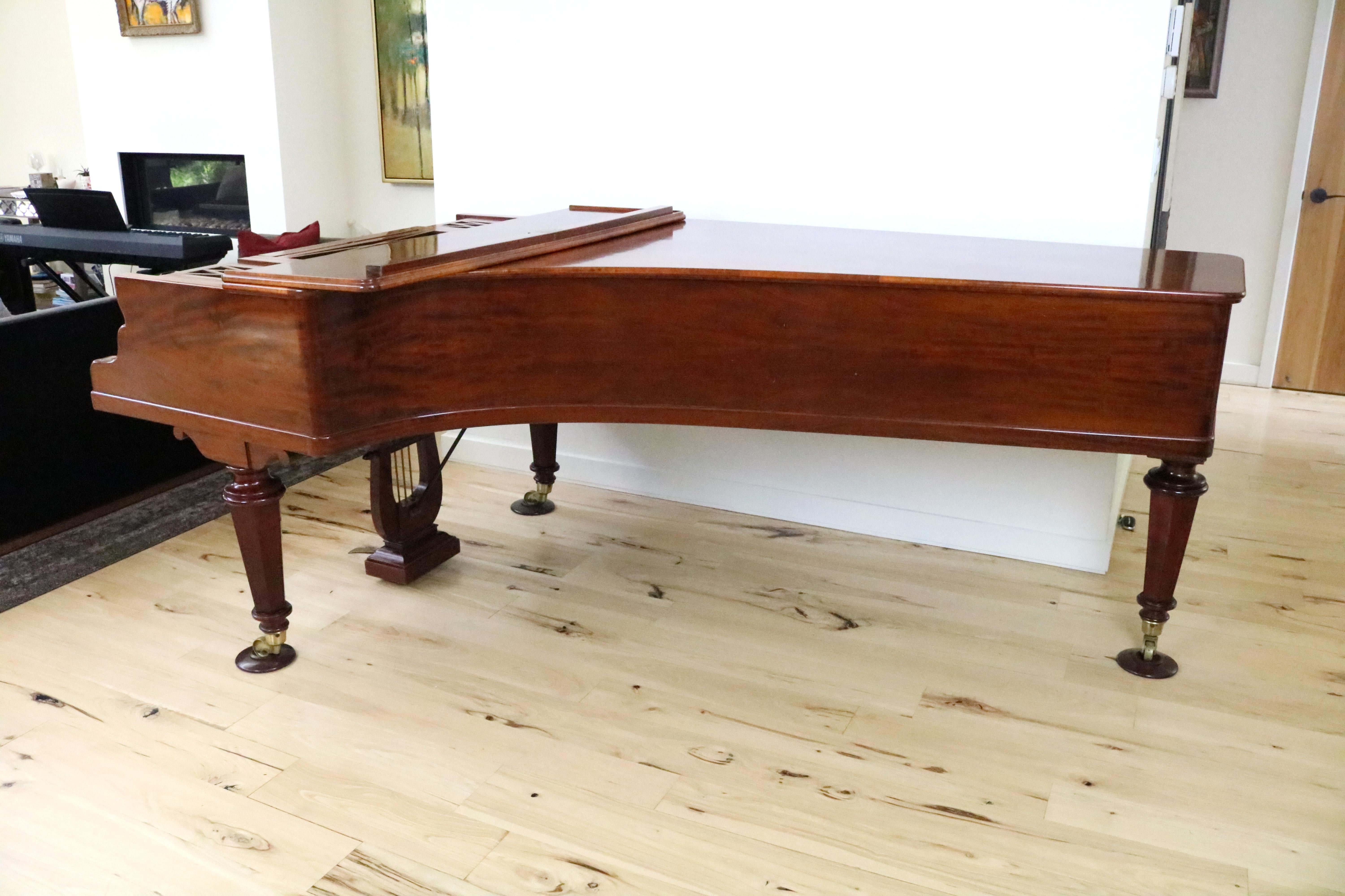 Romantic Erard Parallel-Strung Grand Piano, Paris, 1845 For Sale