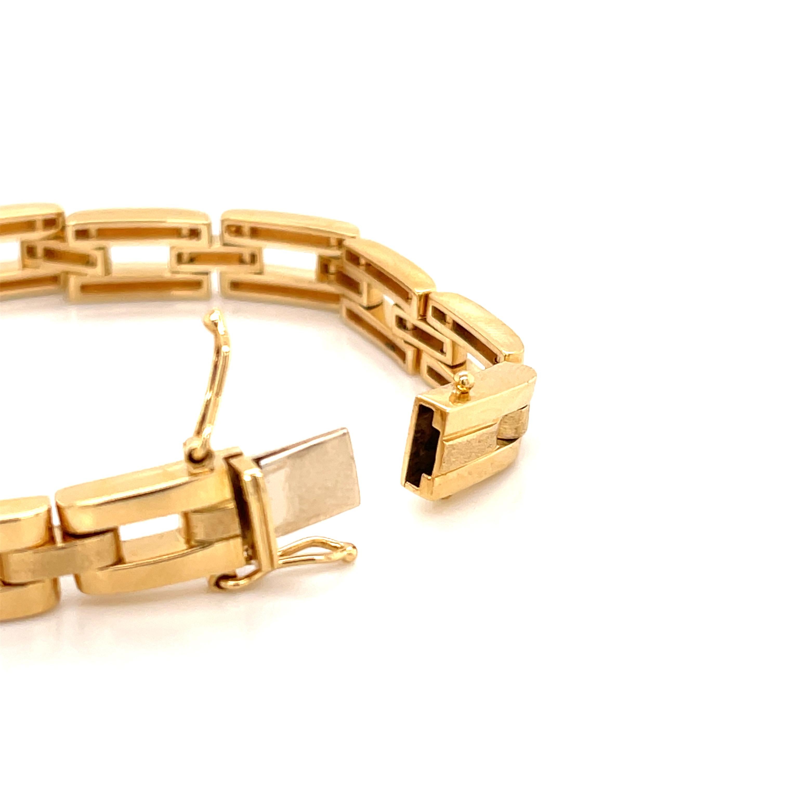 A Link Bracelet en or jaune 18K Neuf - En vente à Ridgefield, CT