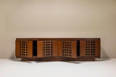'Erasmo a 4' Sideboard In Wengé By Ferdinando Meccani, Italy 1970's