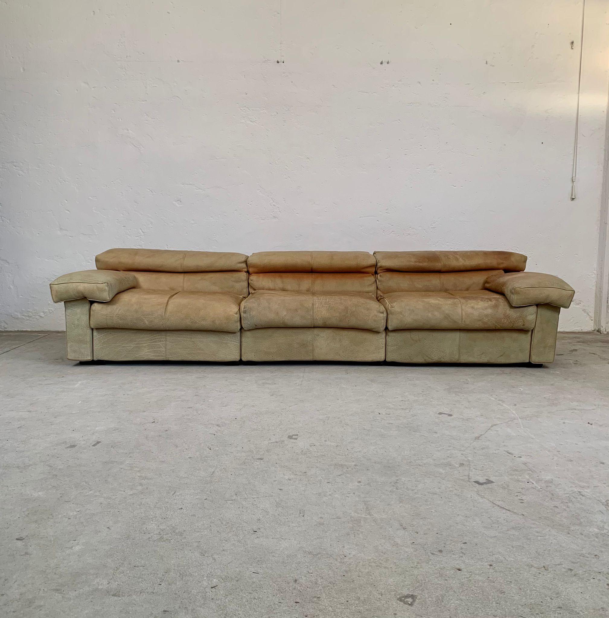 Erasmo leather sofa by Tobia Scarpa for B&B Italia, 1960s
Erasmo sofa in a very rare buffalo leather version, produced in the 1960s. 

Good condition, signs of time. 

Write to us for further product details. 