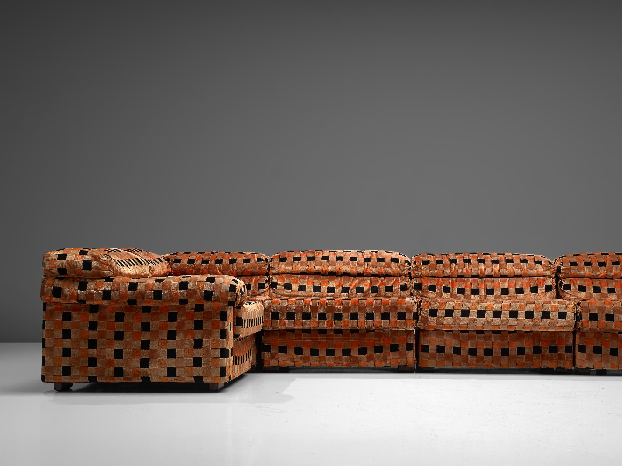 Mid-Century Modern 'Erasmo' Sectional Sofa by Afra and Tobia Scarpa, 1970s